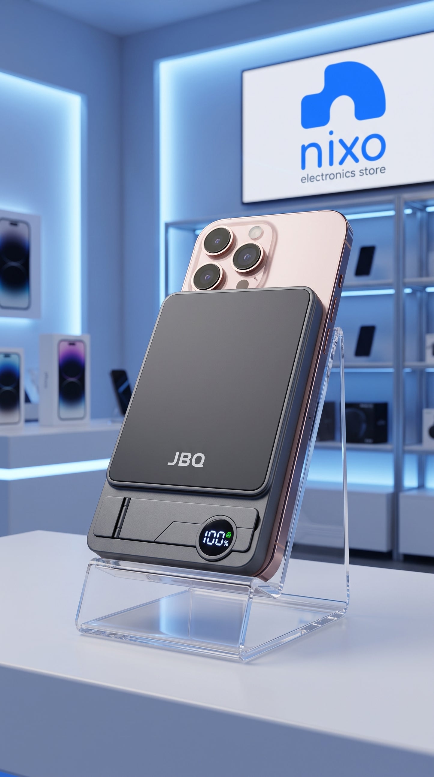 JBQ VOLTSTREAM 15W WIRELESS CHARGING POWERBANK