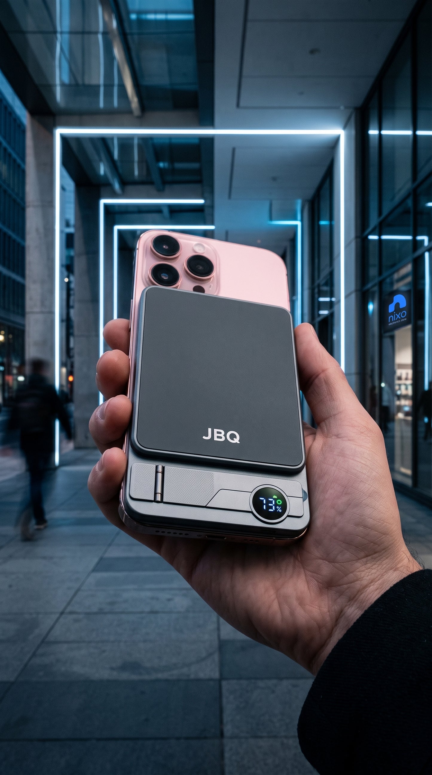 JBQ VOLTSTREAM 15W WIRELESS CHARGING POWERBANK